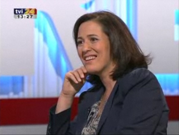 Aldina Duarte. -- TVI24 (27 décembre 2009)