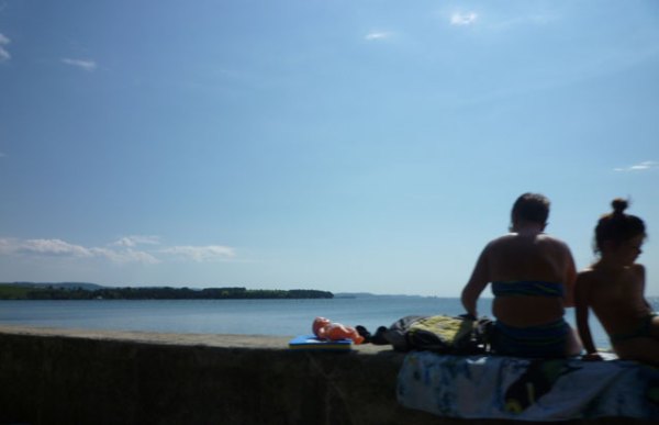 Plage de Lazzaretto, province de Trieste, 7 juillet 2010