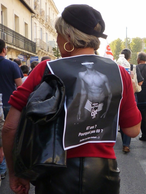 Montpellier, manifestation du 12 octobre 2010