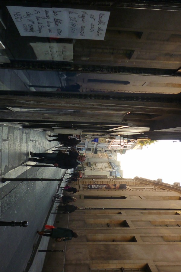 Paris, rue du Temple (3e arrondissement), 22 octobre 2010