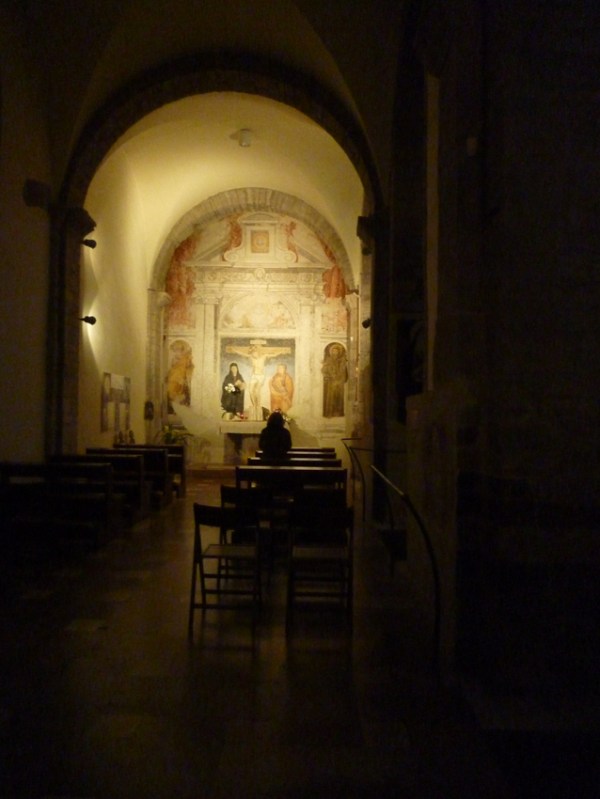 Assise (Ombrie, Italie). Église Santa Maria Maggiore, 8 novembre 2010