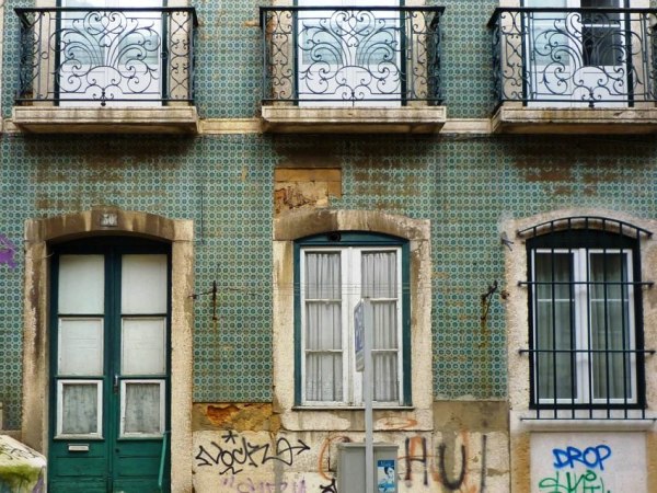 Lisbonne (Portugal), Rua do Ferragial, 17 mars 2011