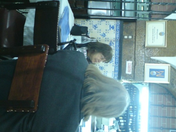 Dans un restaurant du Cais do Sodré, Lisbonne, 12 mars 2011