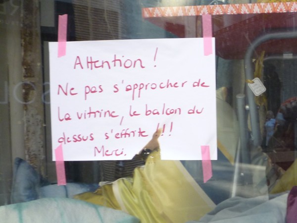 Vitrine, Montpellier, juillet 2011