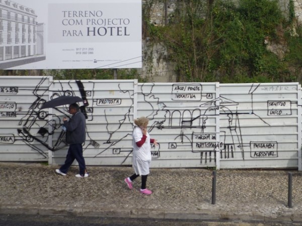 Lisbonne (Portugal), rua de São Bento, 14 mars 2012