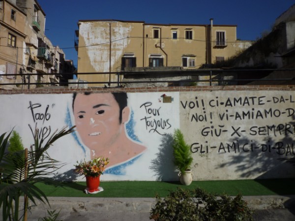 Palerme (Sicile). « Paolo vive pour toujours ». 8 mai 2012