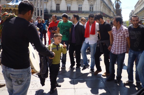 Montpellier, place de la Comédie, 1er mai 2012