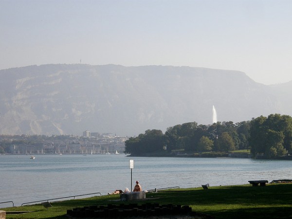 Le Salève vu depuis Genève, par Keeps sur Flickr