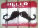Hello, my name is [moustache] -- Street art, Montpellier