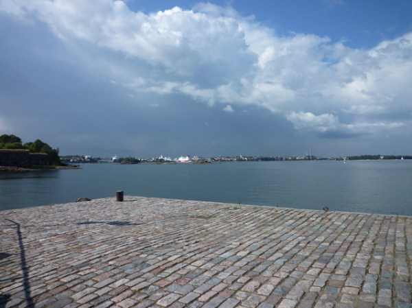 Helsinki (Finlande), vue depuis Suomenlinna, 17 août 2012