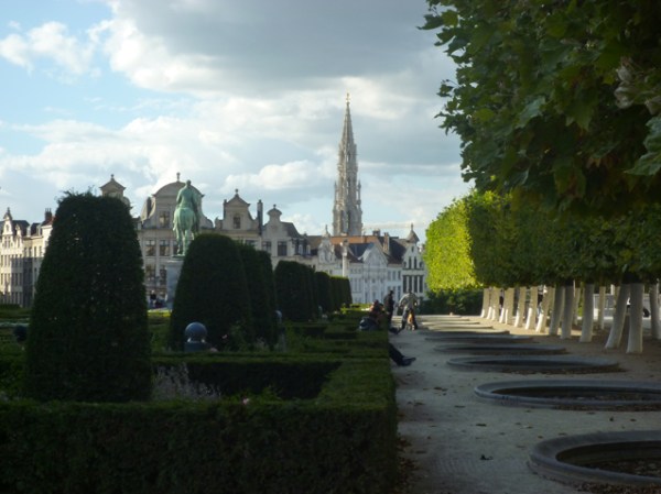 Bruxelles, vue depuis le Mont des Arts, 19 septembre 2012