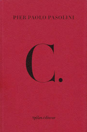Pier Paolo Pasolini. C., suivi de Projet d’œuvre future. Ypsilon, 2008