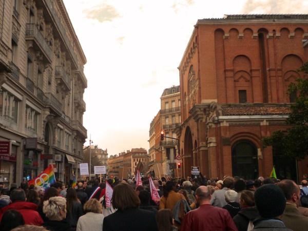 Manifestation en faveur du mariage pour tous, Toulouse, 16 décembre 2012