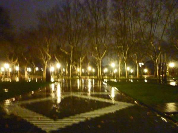 Montpellier, devant le musée Fabre, 19 janvier 2013