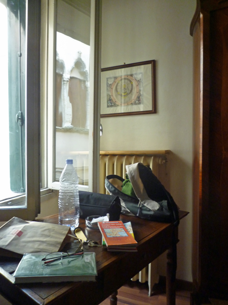 La chambre d'hôtel à Vicenza (Italie), 17 juillet 2013