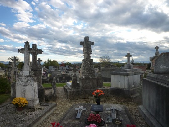 Cimetière de Blajan (Haute-Garonne, France), 2 novembre 2013
