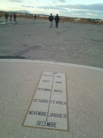 Montpellier (France), esplanade du Peyrou, 24 novembre 2013