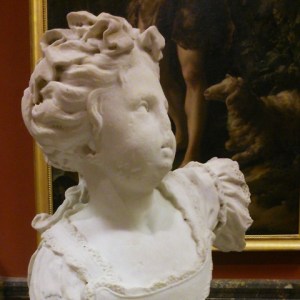 François Dumont (Paris 1688 - [?] 1726) | Statue de Mlle Bonnier de la Mosson (1720), détail. Musée Fabre, Montpellier (France)