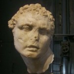 Centrale Montemartini (Rome, Italie). Tête d'homme, œuvre d'inspiration tardo-hellénistique