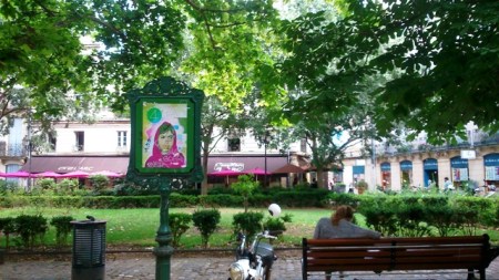 Montpellier (France), place de La Canourgue, 13 juin 2015
