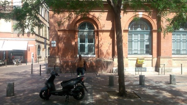 Toulouse (France), place de la Bourse, 5 juillet 2015
