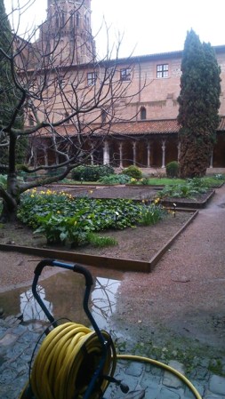 Toulouse (France). Cloître de l'ancien couvent des Augustins, musée des Augustins, 22 février 2016