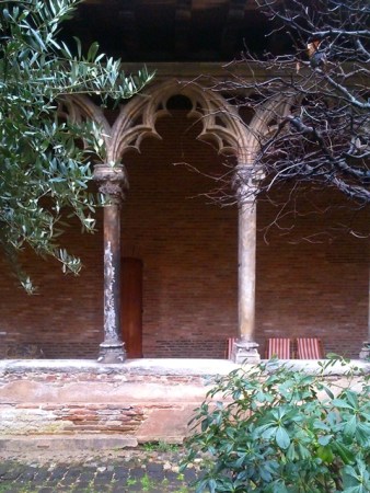 Toulouse (France). Cloître de l'ancien couvent des Augustins, musée des Augustins, 22 février 2016