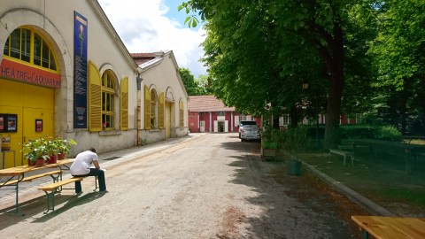 Paris (France), cartoucherie, bois de Vincennes, 18 mai 2017