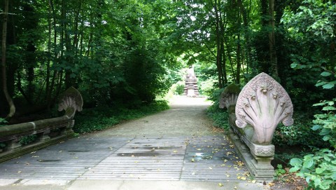 Paris (France), jardin d'agronomie tropicale de Paris, bois de Vincennes, 18 mai 2017