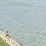 Toulouse (Occitanie, France). La Garonne, 27 mai 2017