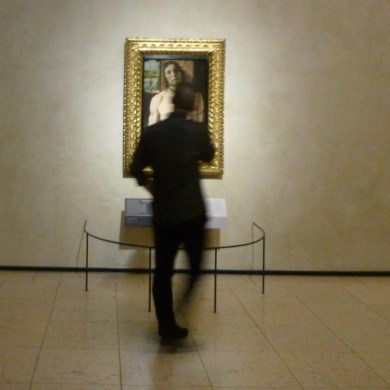 Donato Bramante (1444-1514). Cristo alla colonna (vers 1490). Milan, Pinacoteca di Brera