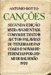 António Botto. Canções (2e édition, 1922)
