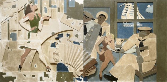 José de Almada Negreiros (1893-1970). Bar de Marinheiros (1929). Lisbonne, Museu Calouste Gulbenkian