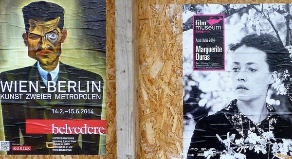 Affiches à Vienne (Autriche), 24 avril 2014