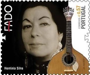Timbre à l'effigie de Hermínia Silva édité en 2011 par CTT Correios (Portugal)