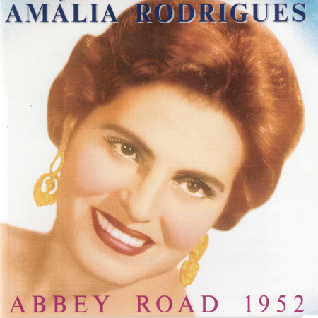 Couverture du CD Abbey Road 1952 d'Amália Rodrigues. Valentim de Carvalho, 1992.