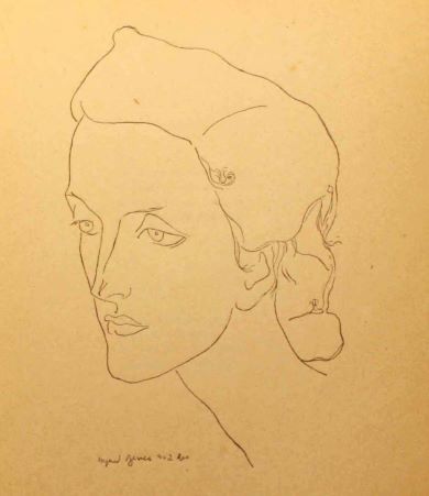 Cecília Meireles, portrait par Arpad Szénes (1942)